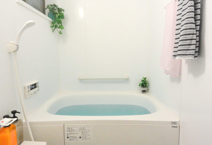 お風呂 Automatic filling tub Kyoto guesthouse 京都 宿泊